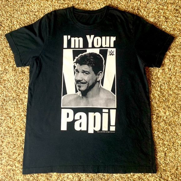 Eddie Guerrero Latino Heat I’m Your Papi Black Size L WWE WWF Wrestling Tee - Picture 1 of 5